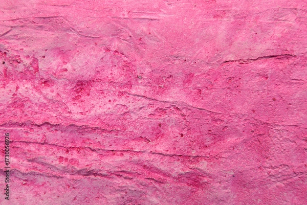 Fototapeta 
plaster background with texture in dark pink color