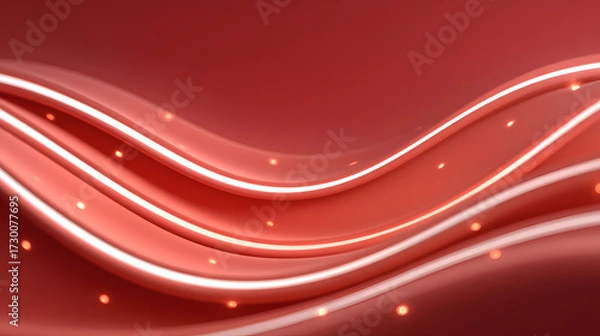 Fototapeta Abstract Coral Wave Design