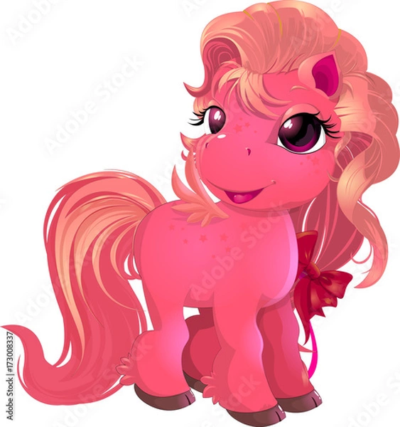 Obraz little beautiful pony