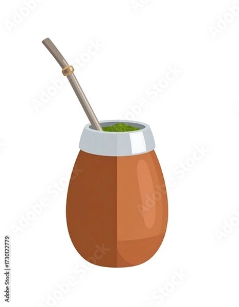 Obraz A traditional mate cup