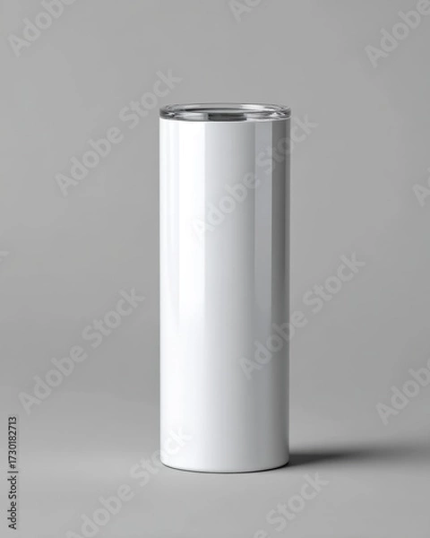Obraz Minimalist White Stainless Steel Insulated Tumblers for Beverages