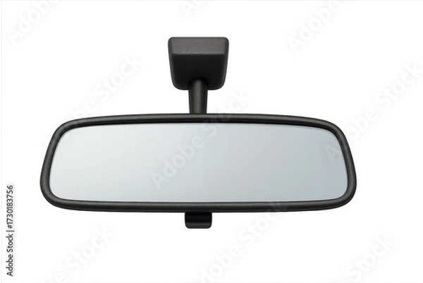 Obraz Vehicle rear view mirror reflecting empty space