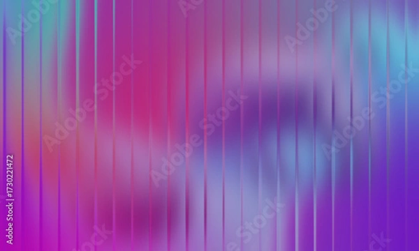 Obraz Abstract striped gradient background with flowing pink, purple, and blue tones, modern digital art design
