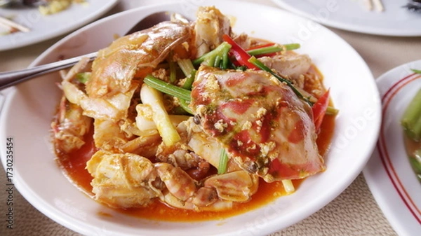 Obraz タイ料理のプーパッポンカレー