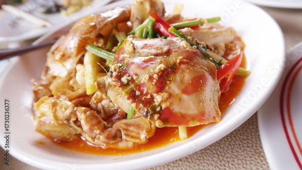 Obraz タイ料理のプーパッポンカレー