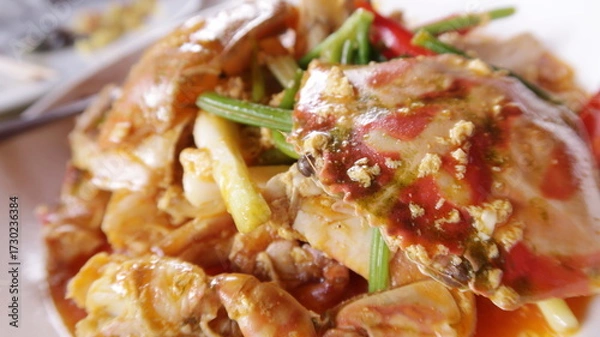 Obraz タイ料理のプーパッポンカレー