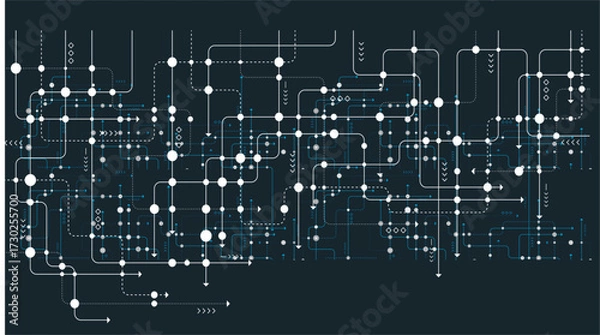 Fototapeta An image of some electronic electronic plate Design 2019.eps