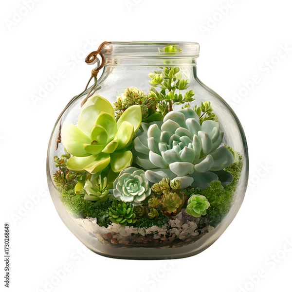 Obraz glass jar with coins