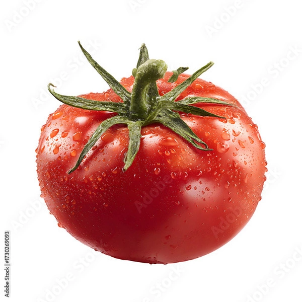 Obraz tomato isolated on white background