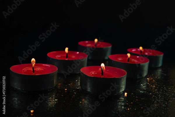 Obraz candles on the table