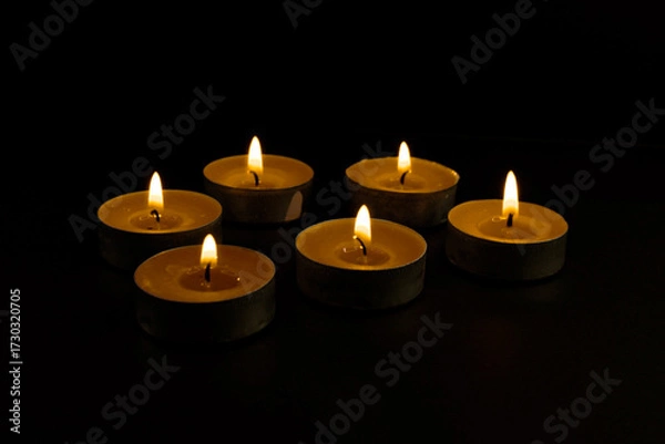 Obraz candles in the dark