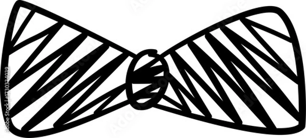 Fototapeta Scribble Doodle Ribbon