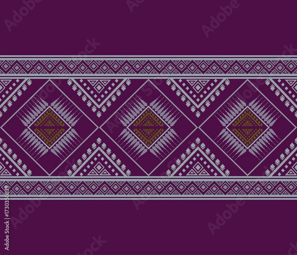 Fototapeta geometric ethnic pattern vector design