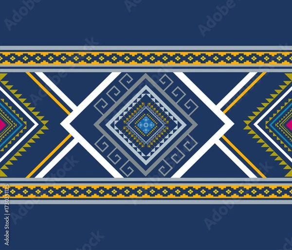 Fototapeta geometric ethnic pattern vector design