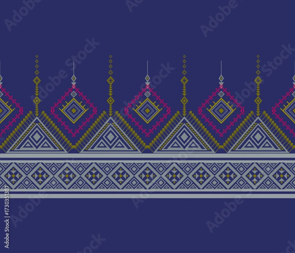 Fototapeta geometric ethnic pattern vector design