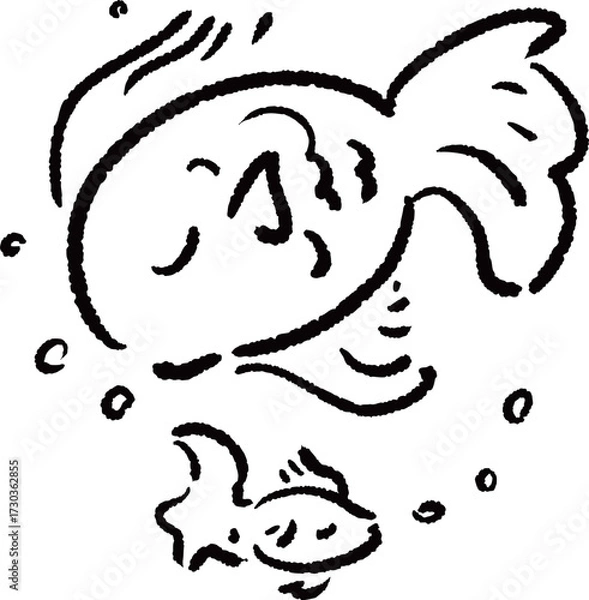 Obraz 魚座のイラスト