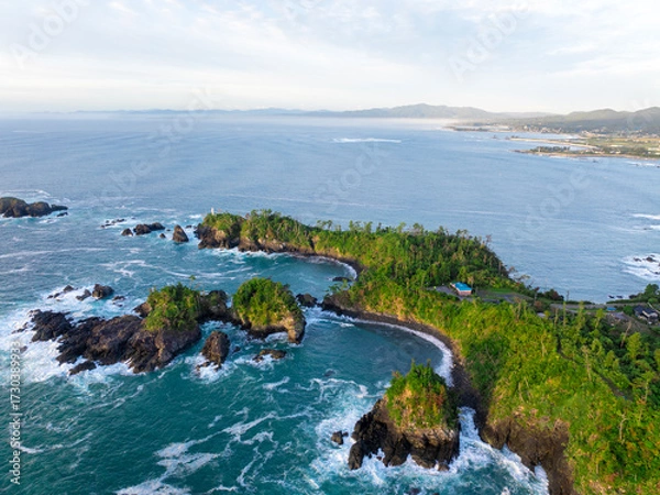 Obraz 龍舞崎の夜明け（宮城県 気仙沼大島）
