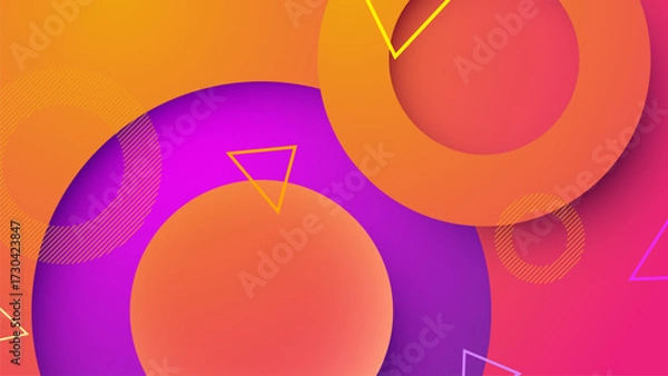 Fototapeta abstract geometric sphere vector background with light and reflection