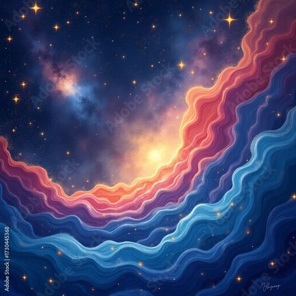 Obraz abstract fractal background