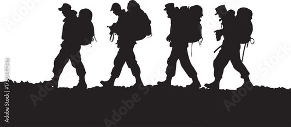 Obraz Loyal Troops Walking as One