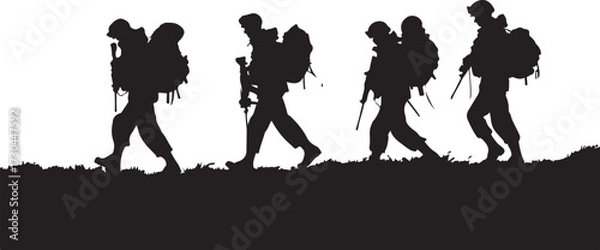 Obraz Loyal Troops Walking as One
