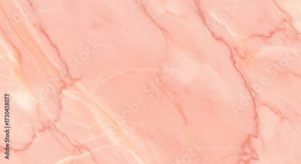 Fototapeta Pink marble texture with light reflections.