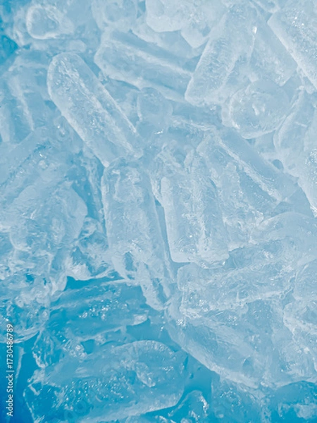Fototapeta icecubes background,icecubes texture,icecubes wallpaper,ice helps to feel refreshed and cool water from the icecubes helps the water refresh your life and feel good.ice drinks for refreshment business