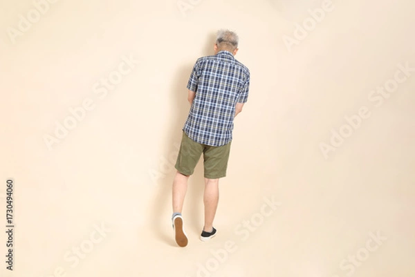 Fototapeta 50s Senior Asian Man Portrait