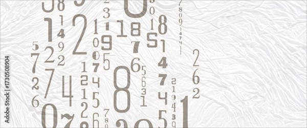 Fototapeta abstract background with numbers	