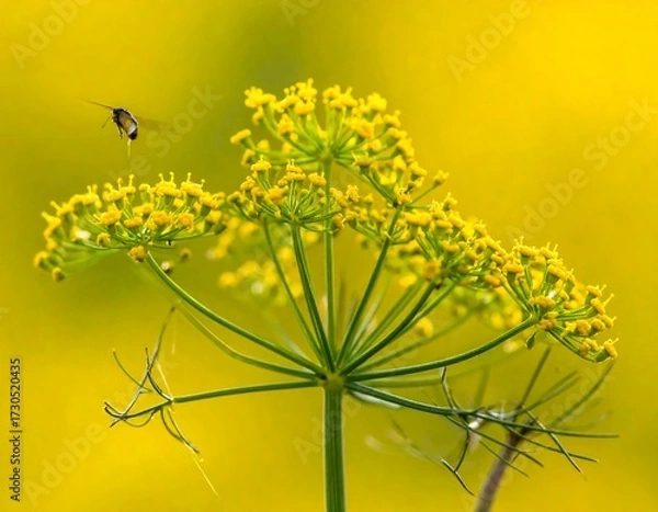Obraz Yellow Flower with Insect.