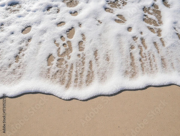 Fototapeta Gentle Surf on Quiet Seaside Morning