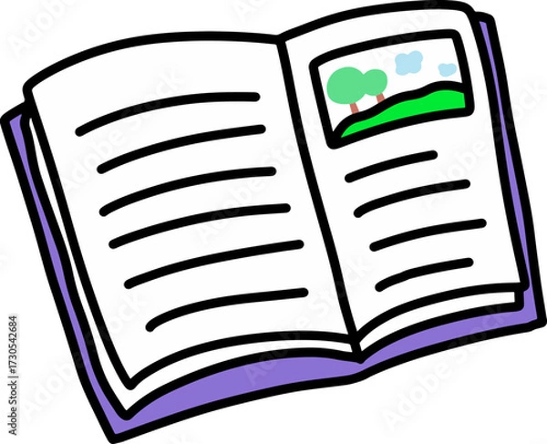 Fototapeta Open Book