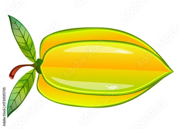 Obraz Star Fruit Illustration 