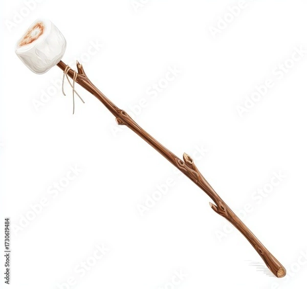 Obraz Marshmallow On A Stick