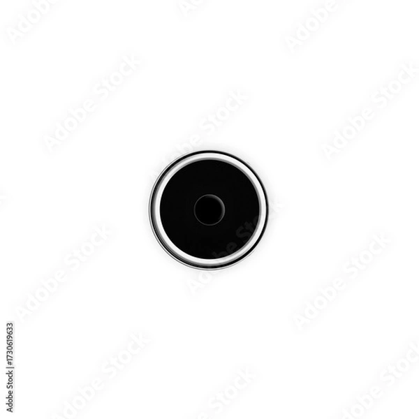 Obraz Minimalist Audio Spectrum and Speaker on a Coral Background