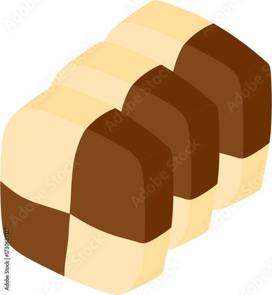 Obraz vector illustration of a bread