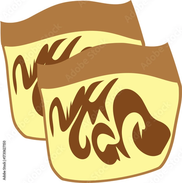 Obraz vector illustration of bread