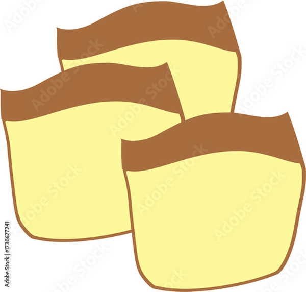 Obraz vector illustration of a bread
