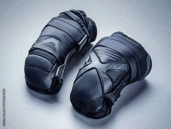 Fototapeta Set of High-Tech Elbow and Knee Pads