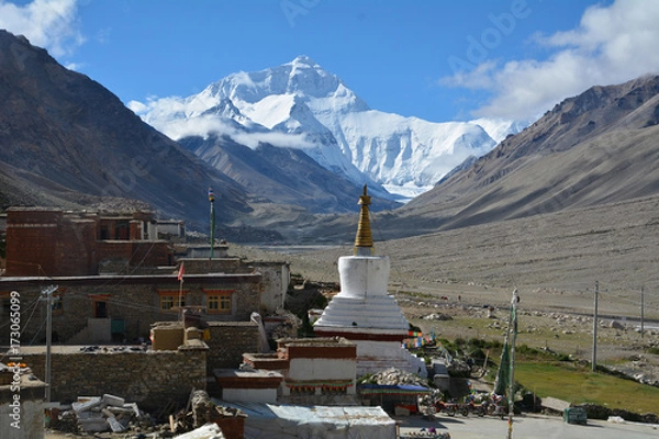 Fototapeta Mt. Everest - View from Tibet