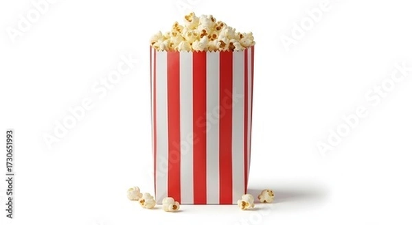 Obraz Popcorn in a paper bag,