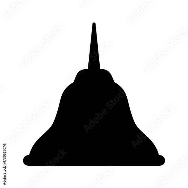 Fototapeta Icon of Vihara. Vector Image