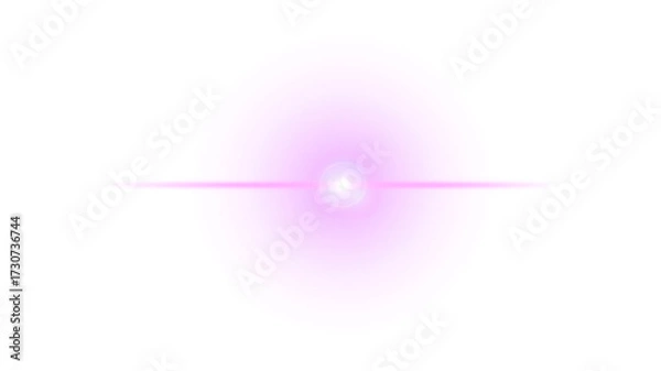 Fototapeta Bright Shining Lens Flare Glowing Light Effect Ray