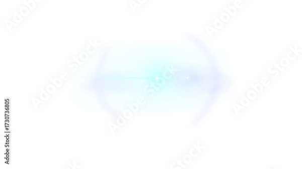 Fototapeta Brilliant Lens Flare Glow Shining Light Rays Effect