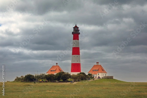 Obraz Leuchtturm Westerhever