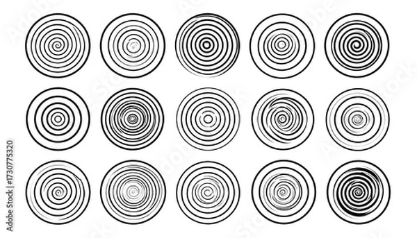 Fototapeta Abstract Circular Patterns.