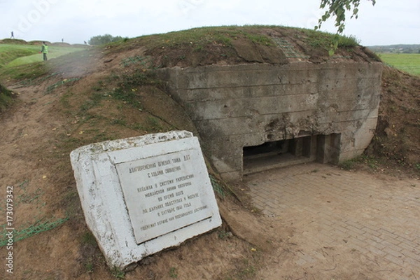 Obraz Бородино. Долговременная огневая  точка (ДОТ) 1941 года на Курганной высоте