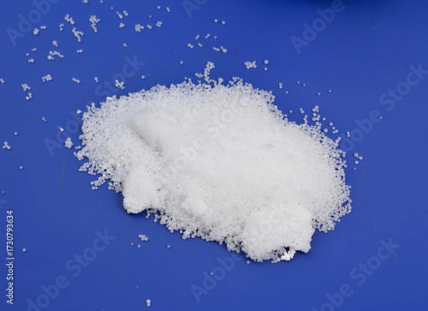 Fototapeta Sodium hydroxide, also known as lye and caustic soda.
