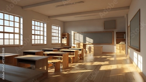 Fototapeta teach - 3d render.
