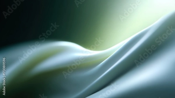 Fototapeta An abstract background with smooth, flowing lines and soft light, conveying a sense of digital elegance.